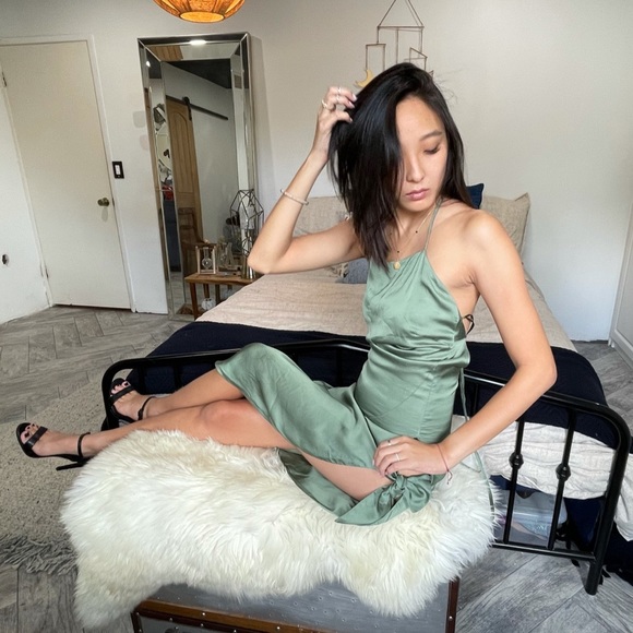 NWT Cult Gaia green dress